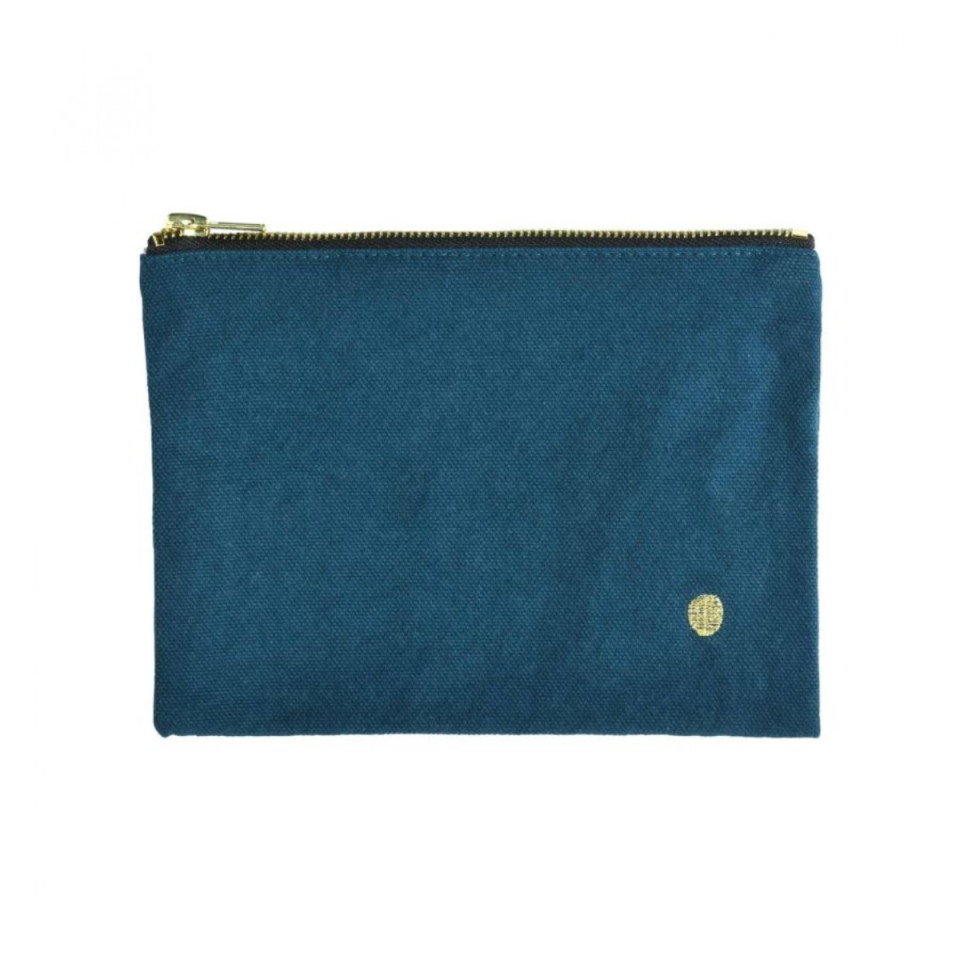 Pochette Zippée en Coton Bio