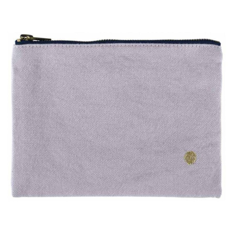 Pochette Zippée en Coton Bio