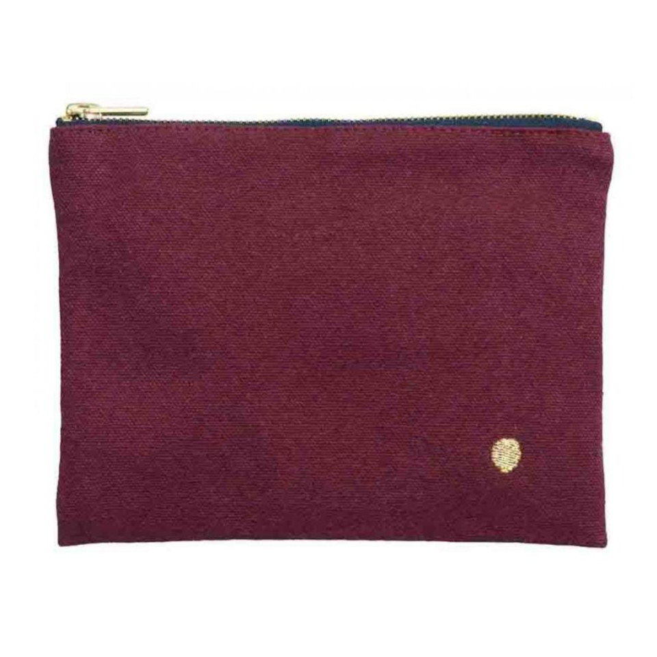 Pochette Zippée en Coton Bio