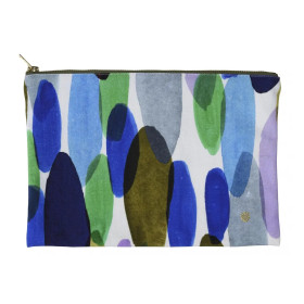 Pochette Zippée en Coton Bio 3 Formats Nombreux Designs