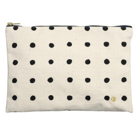 Pochette Zippée en Coton Bio 3 Formats Nombreux Designs