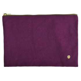 Pochette Zippée en Coton Bio 3 Formats Nombreux Designs