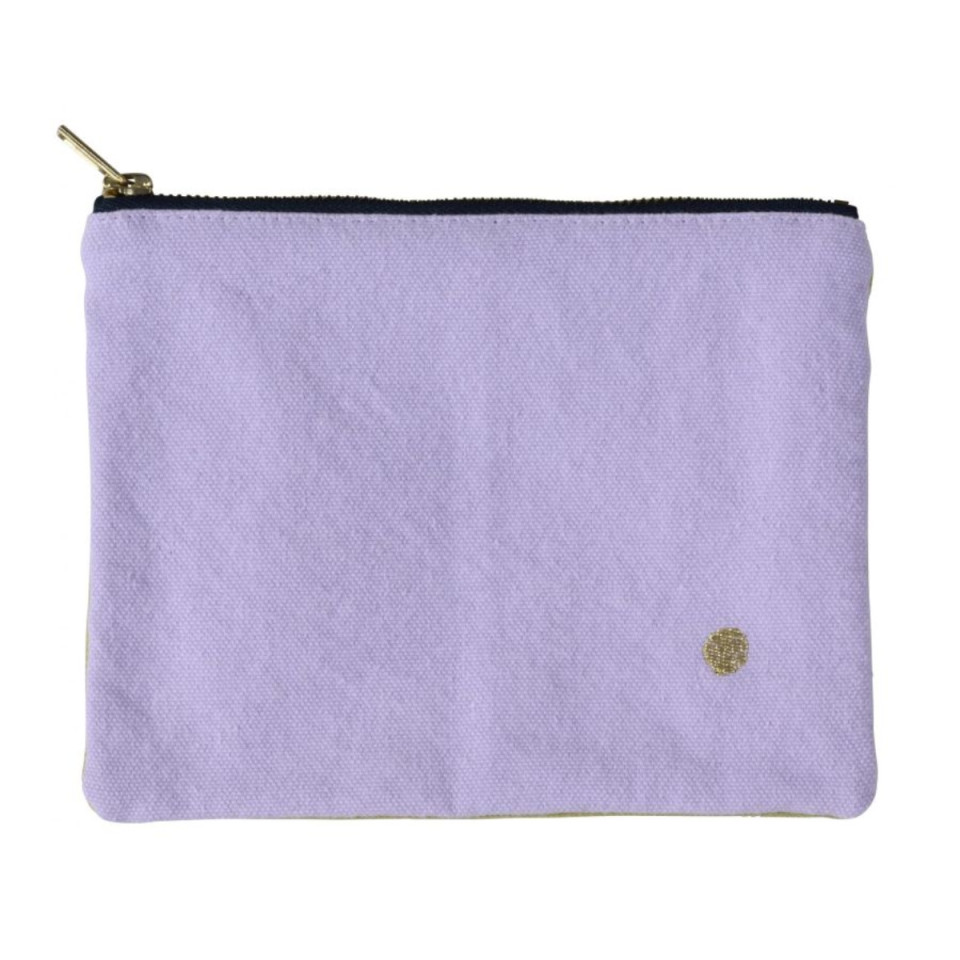 Pochette Zippée en Coton Bio