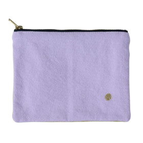 Pochette Zippée en Coton Bio