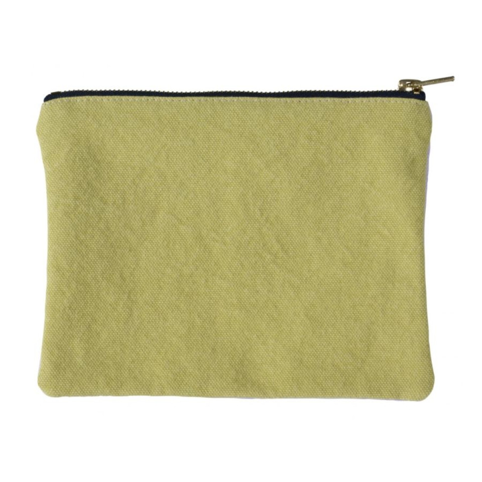 Pochette Zippée en Coton Bio