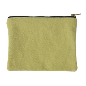 Pochette Zippée en Coton Bio
