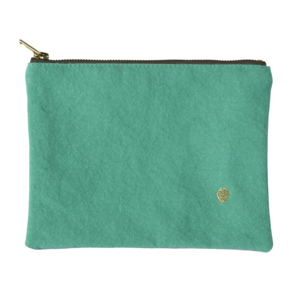 Pochette Zippée en Coton Bio