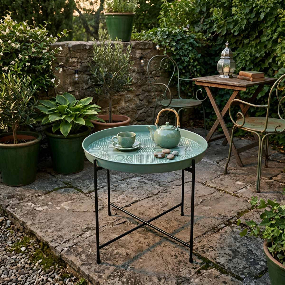 Plateau Molitor en Métal Service ou de Table