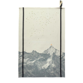 Torchon Fantaisie Couleur:Bertille Blanc Dimensions:50 x 70