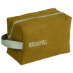 Trousse de Toilette Cube en Coton Bio Brodé Message