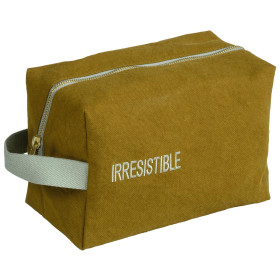 Trousse de Toilette Cube Brodée Messages  