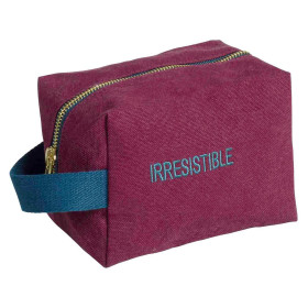 Trousse de Toilette Cube Brodée Messages  