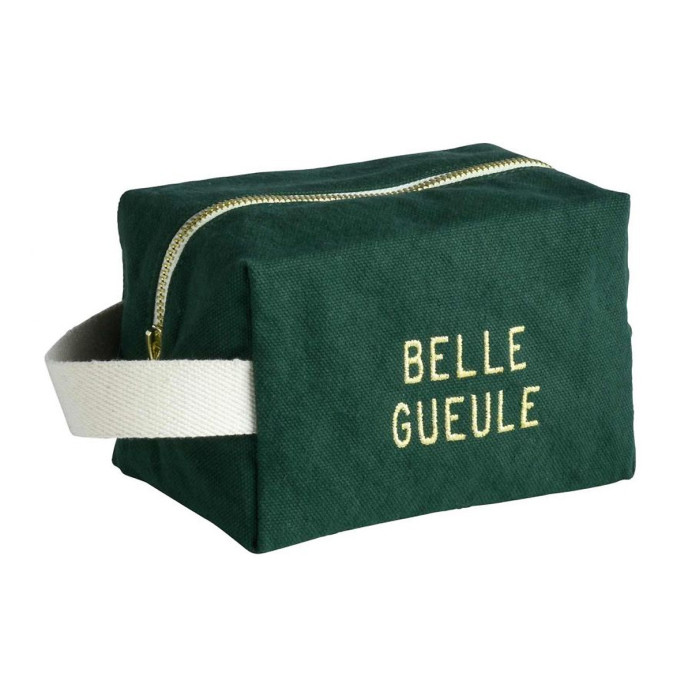 Trousse de Toilette Cube - La Cerise sur le Gâteau | Impression lin