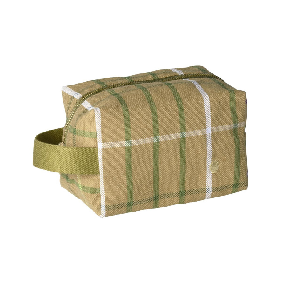 Trousse de Toilette Cube en Coton Bio  