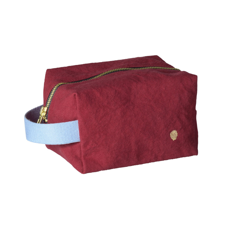 Trousse de Toilette Cube en Coton Bio  