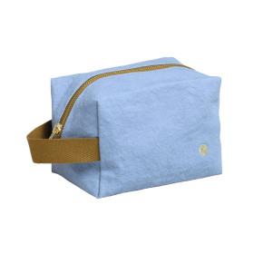 Trousse de Toilette Cube en Coton Bio  