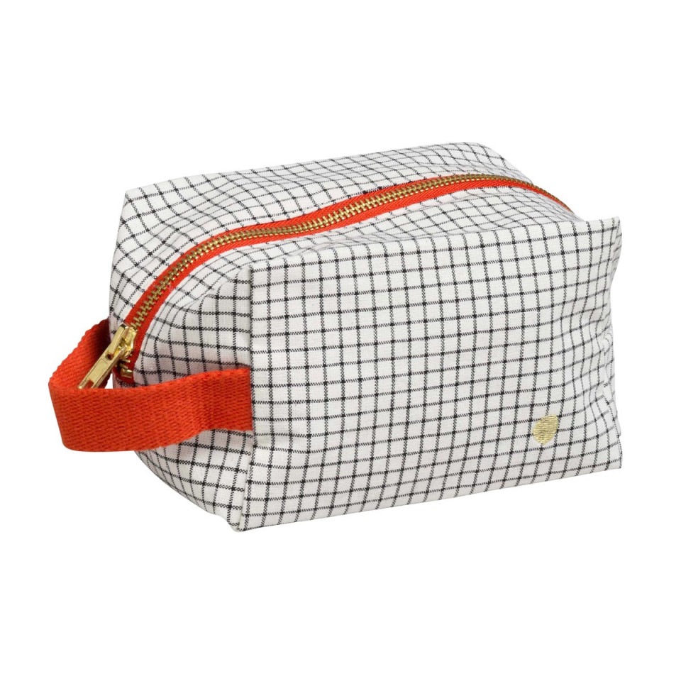 Trousse de Toilette Cube en Coton Bio  