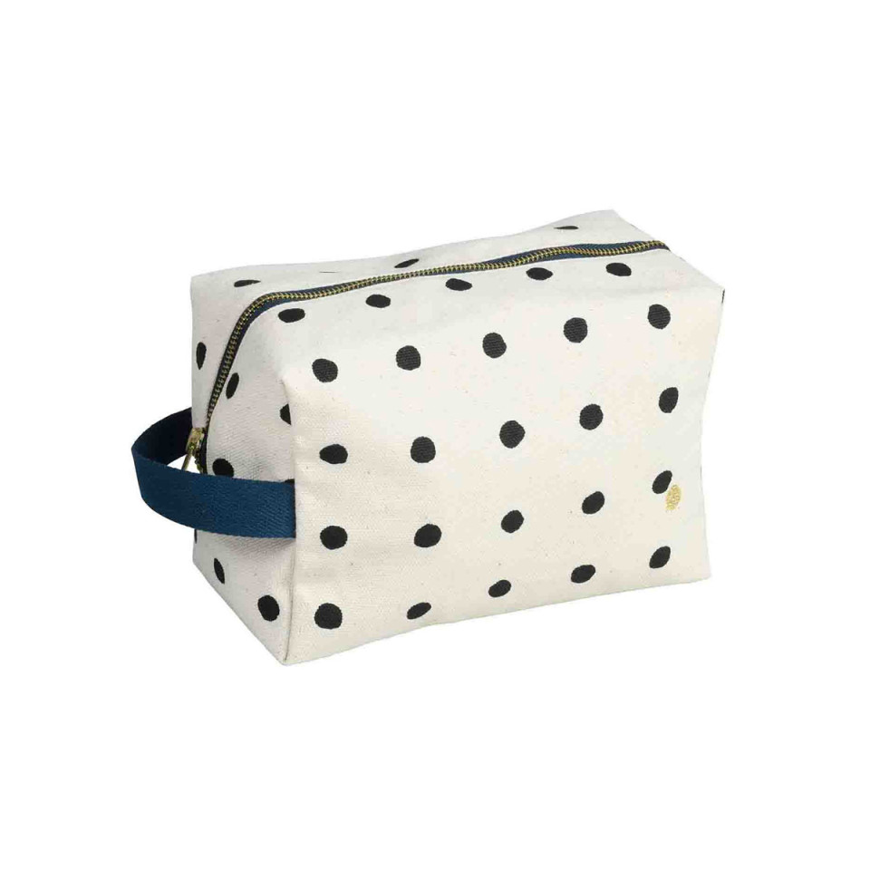 Trousse de Toilette Cube en Coton Bio  