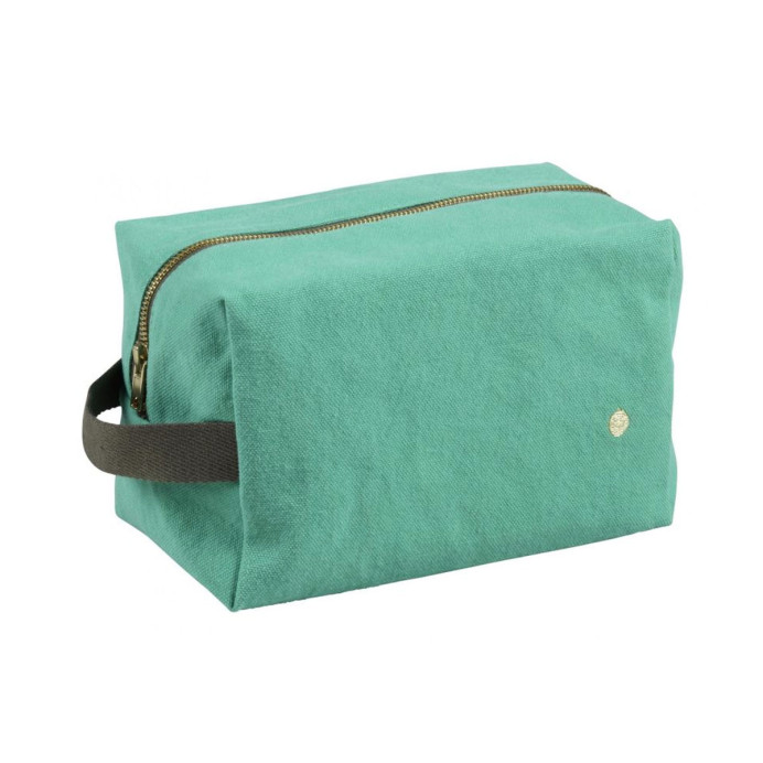 Trousse de Toilette Cube - La Cerise sur le Gâteau | Impression lin