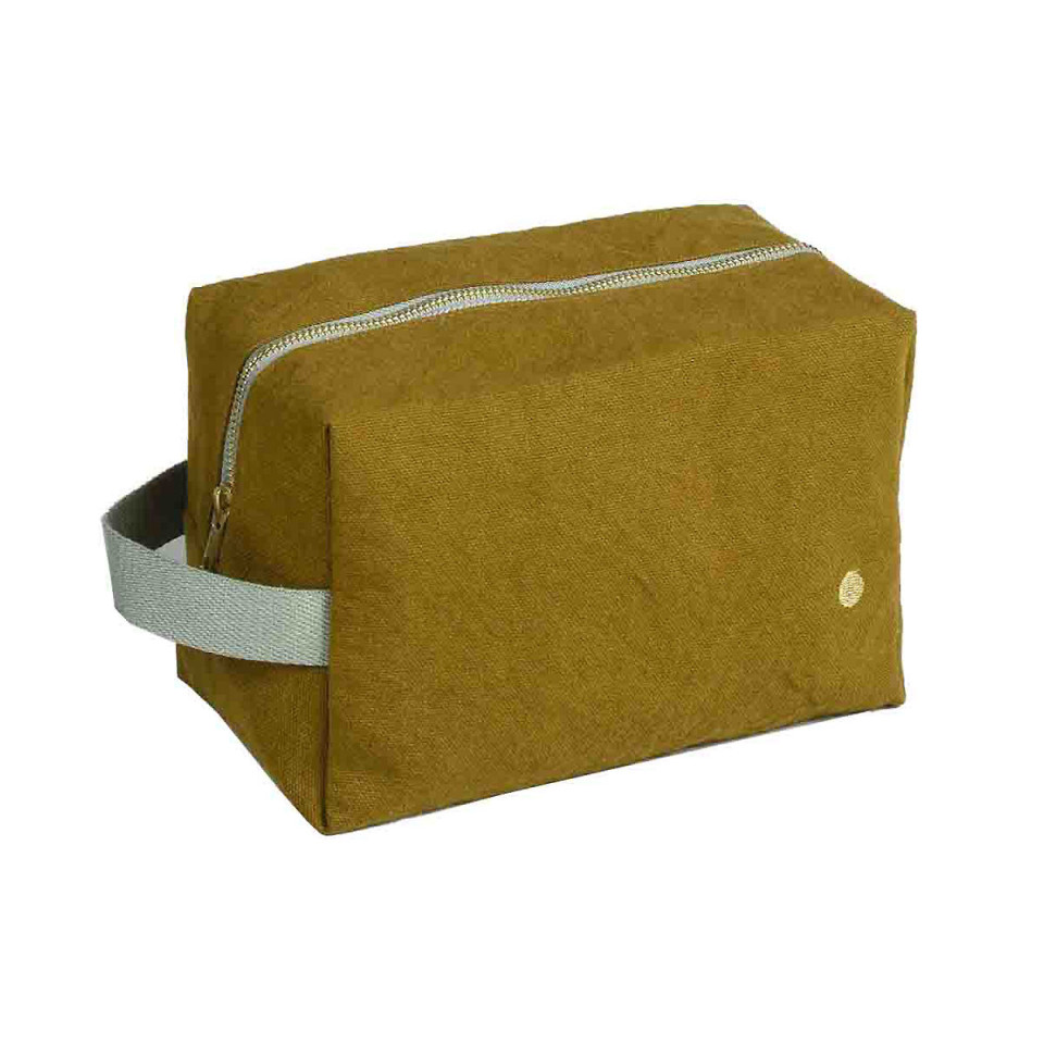 Trousse de Toilette Cube en Coton Bio  