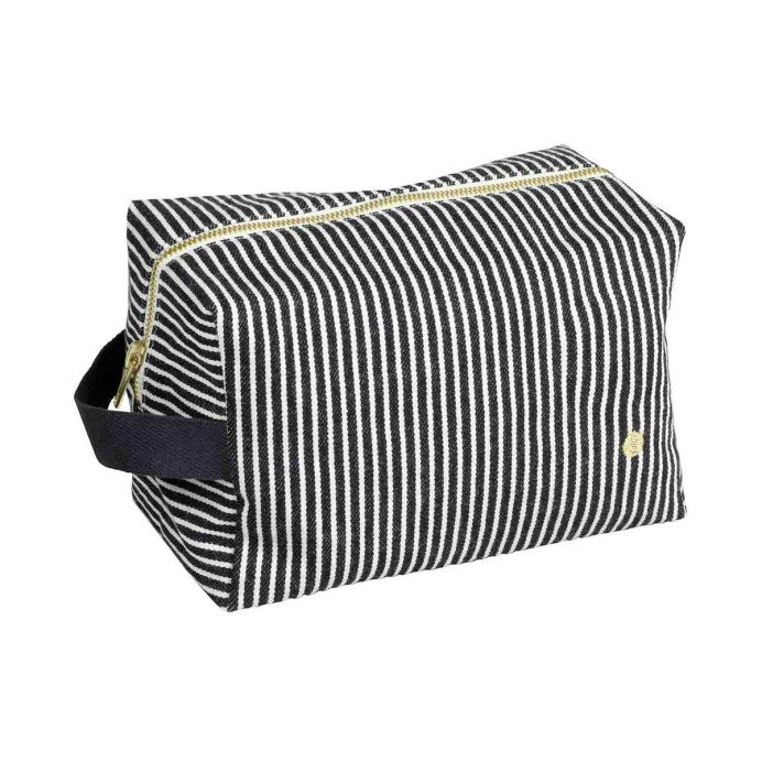 Trousse de Toilette Cube - La Cerise sur le Gâteau | Impression lin
