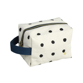 Trousse de Toilette Cube en Coton Bio  
