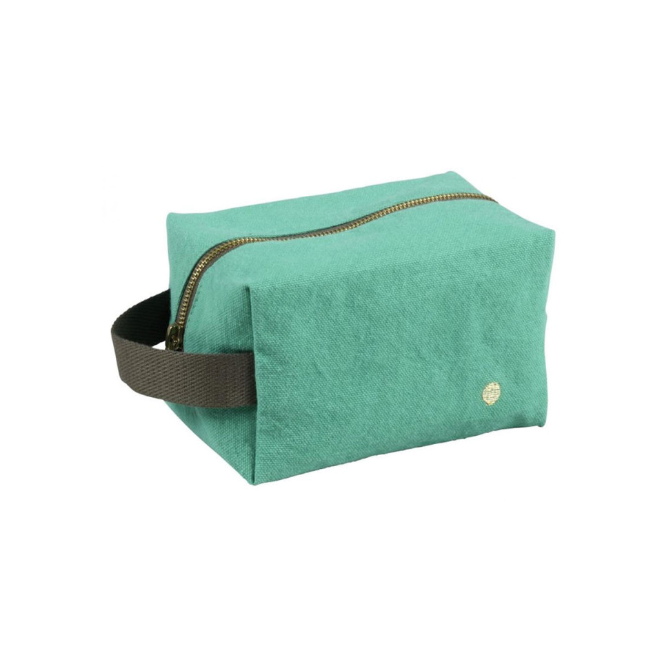Trousse de Toilette Cube en Coton Bio  