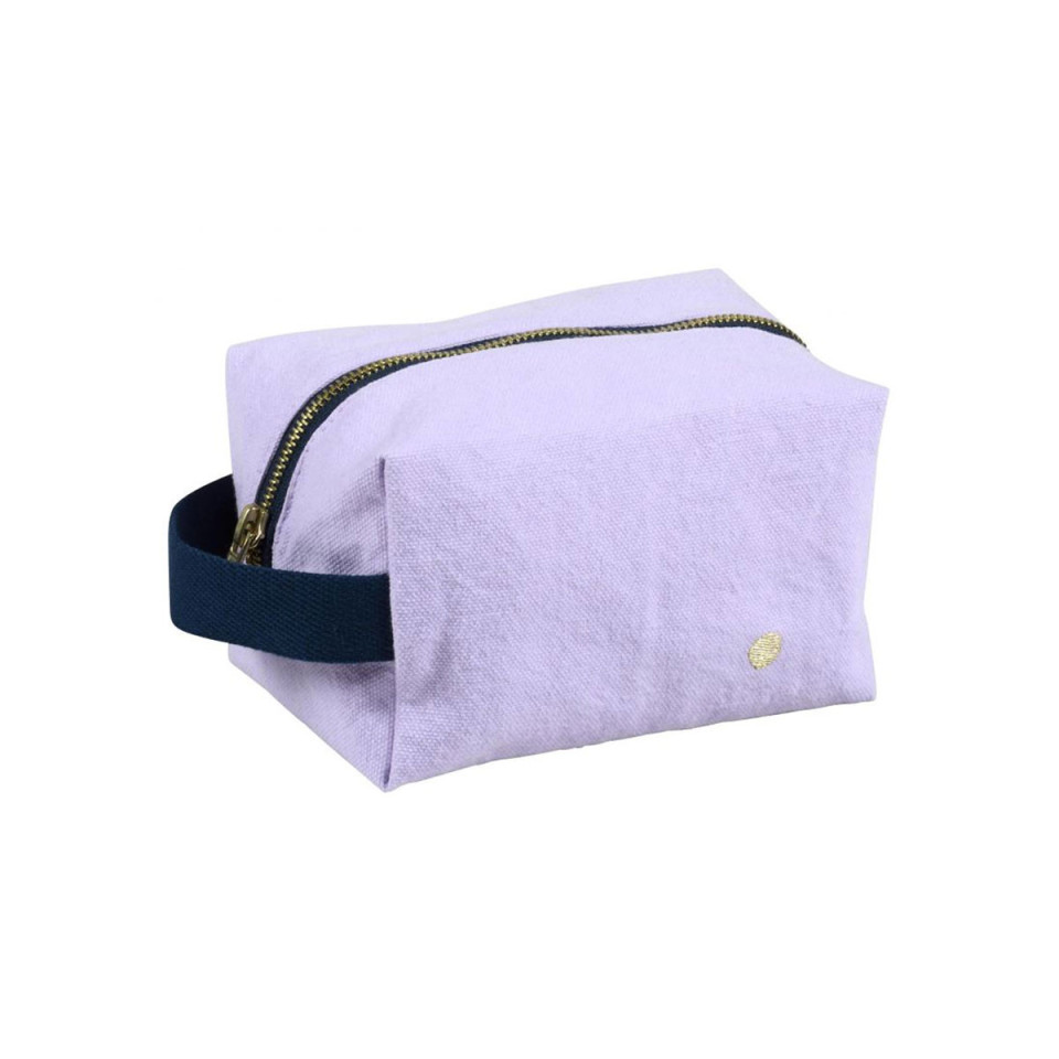 Trousse de Toilette Cube en Coton Bio  