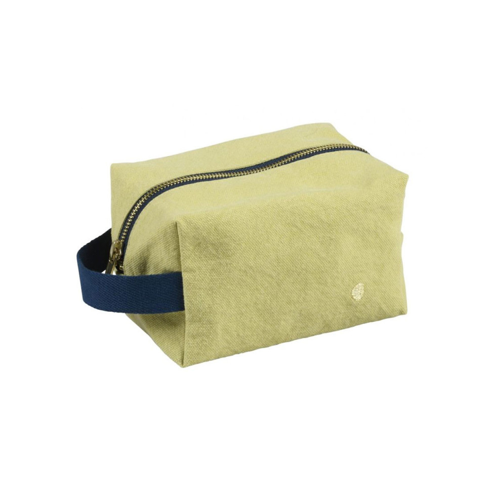 Trousse de Toilette Cube en Coton Bio  