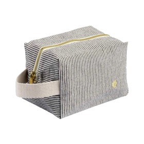 Trousse de Toilette Cube en Coton Bio  