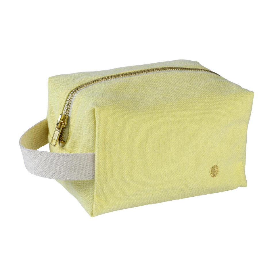 Trousse de Toilette Cube en Coton Bio  
