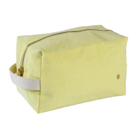 Trousse de Toilette Cube en Coton Bio  