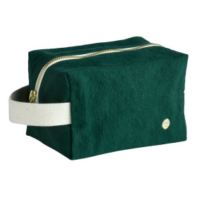 Trousse de Toilette Cube en Coton Bio  