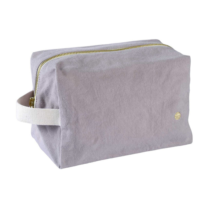 Trousse de Toilette Cube - La Cerise sur le Gâteau | Impression lin