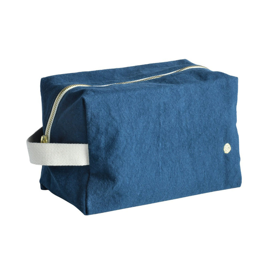 Trousse de Toilette Cube en Coton Bio  
