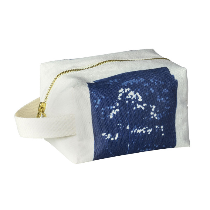 Trousse de Toilette Cube - La Cerise sur le Gâteau | Impression lin