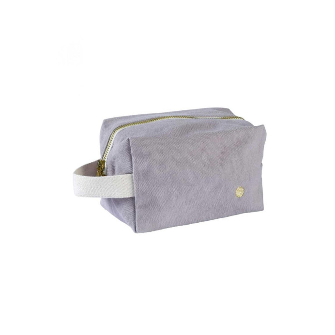 Trousse de Toilette Cube - La Cerise sur le Gâteau | Impression lin