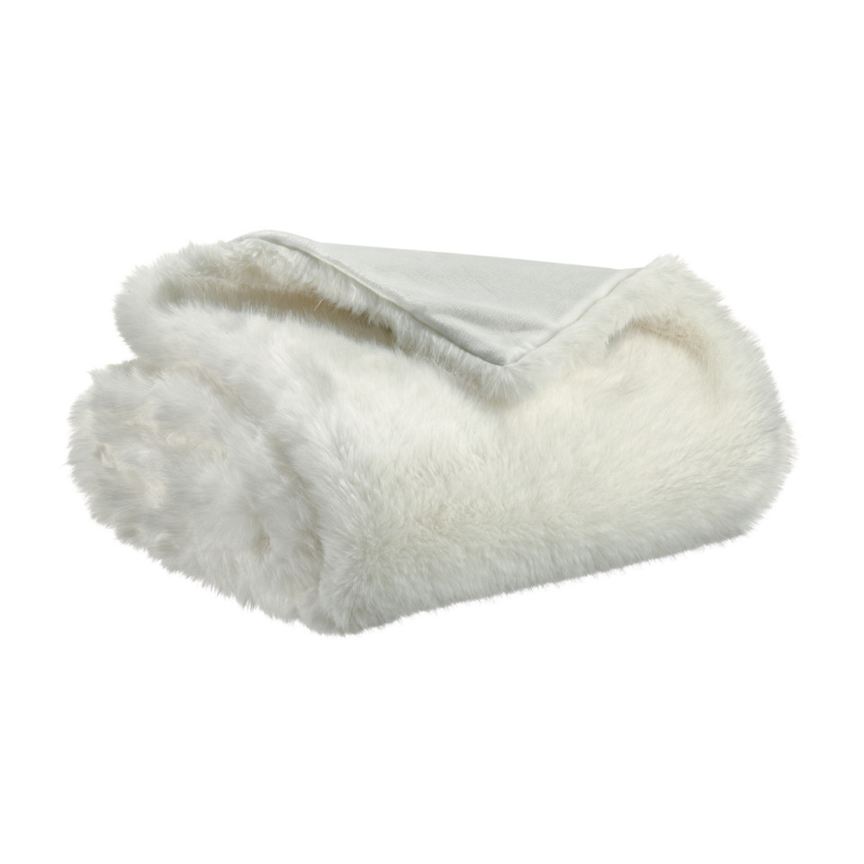 Edredon Fausse Fourrure Angora NOLAN  