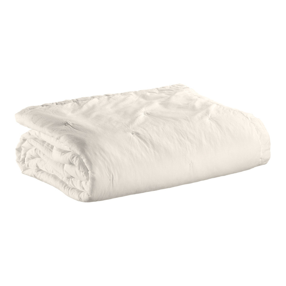 Couvre lit Quilté en Coton Lavé TIKA  