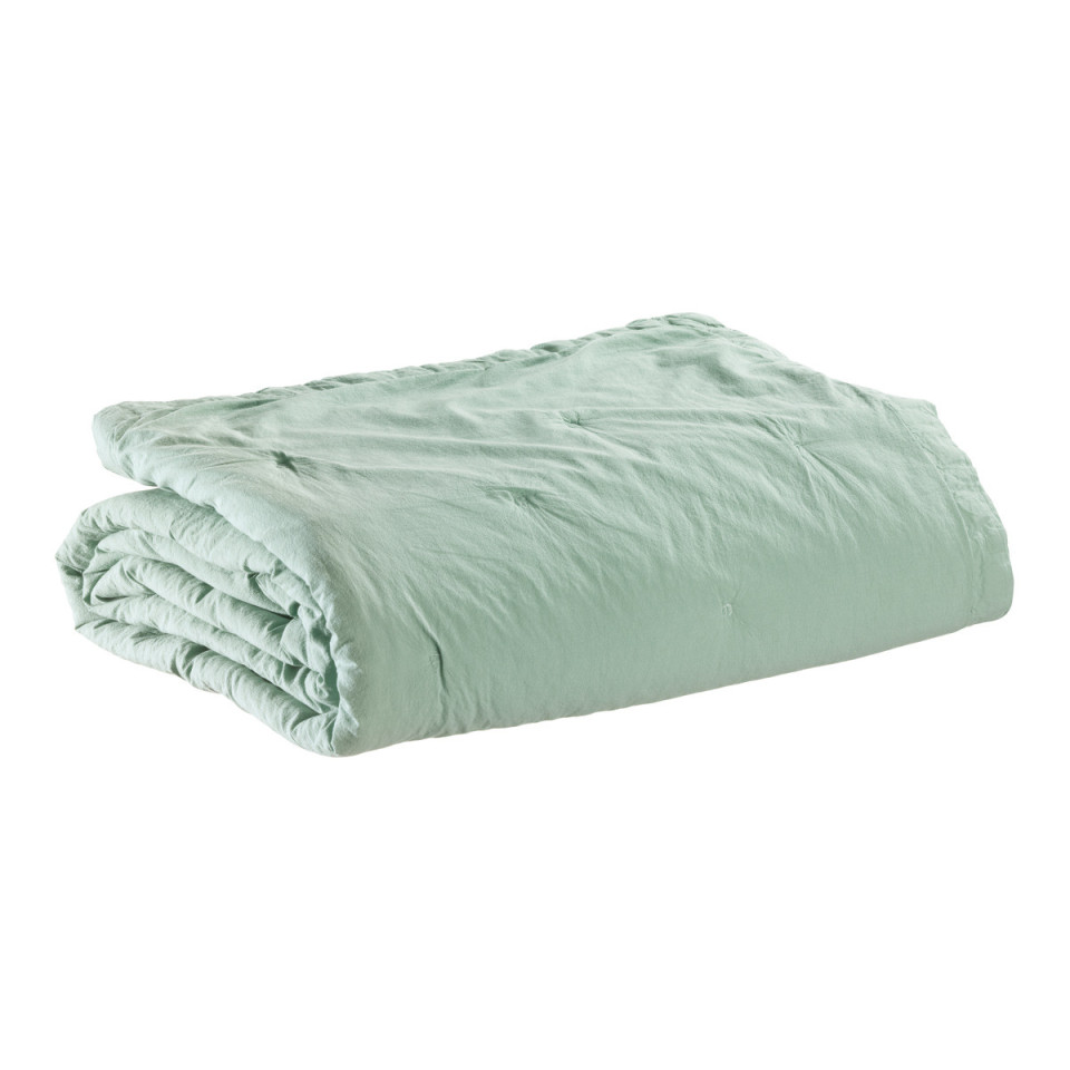 Couvre lit Quilté en Coton Lavé TIKA  