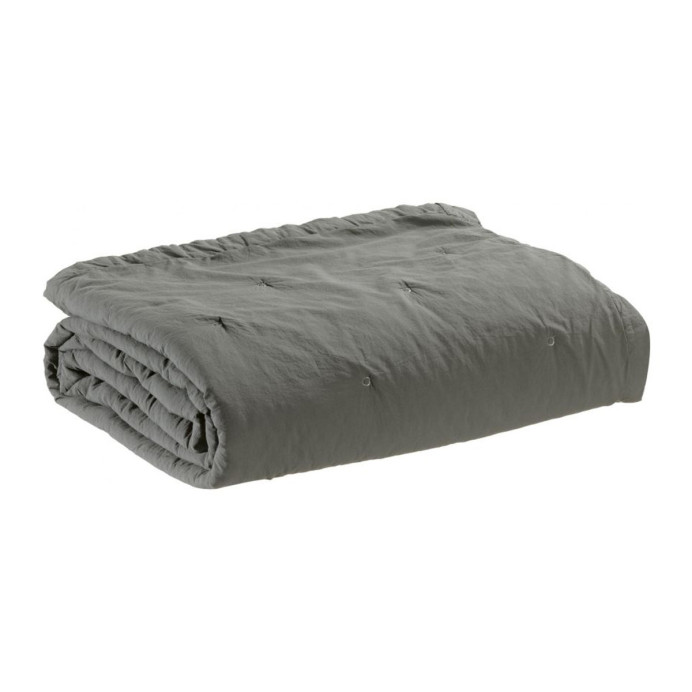 Couvre lit Quilté en Coton Lavé TIKA - Vivaraise | Impression lin