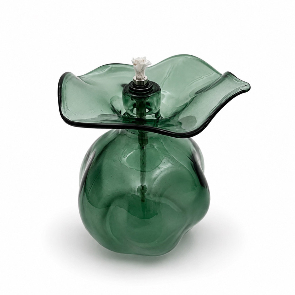 Lampe à Huile Sphere COLCHIC en Verre Transparent  