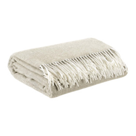 Plaid Tissage Chevrons Laine Mérinos et Cachemire CARINA  