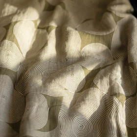 Plaid Lin Recto Coton Chambray Verso Imprimé TITO  