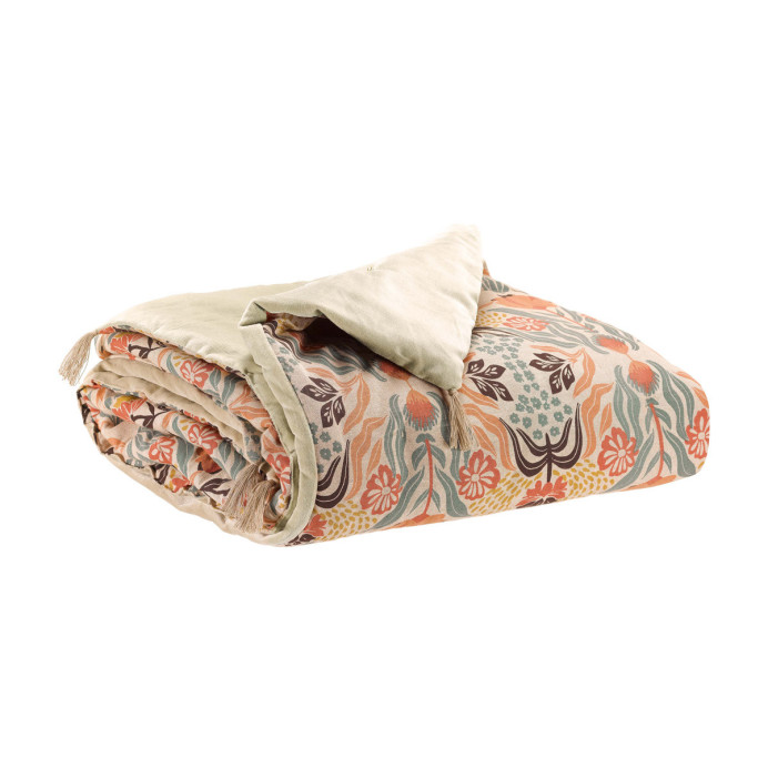 Plaid Velours et Coton Chambray Imprimé YOURI