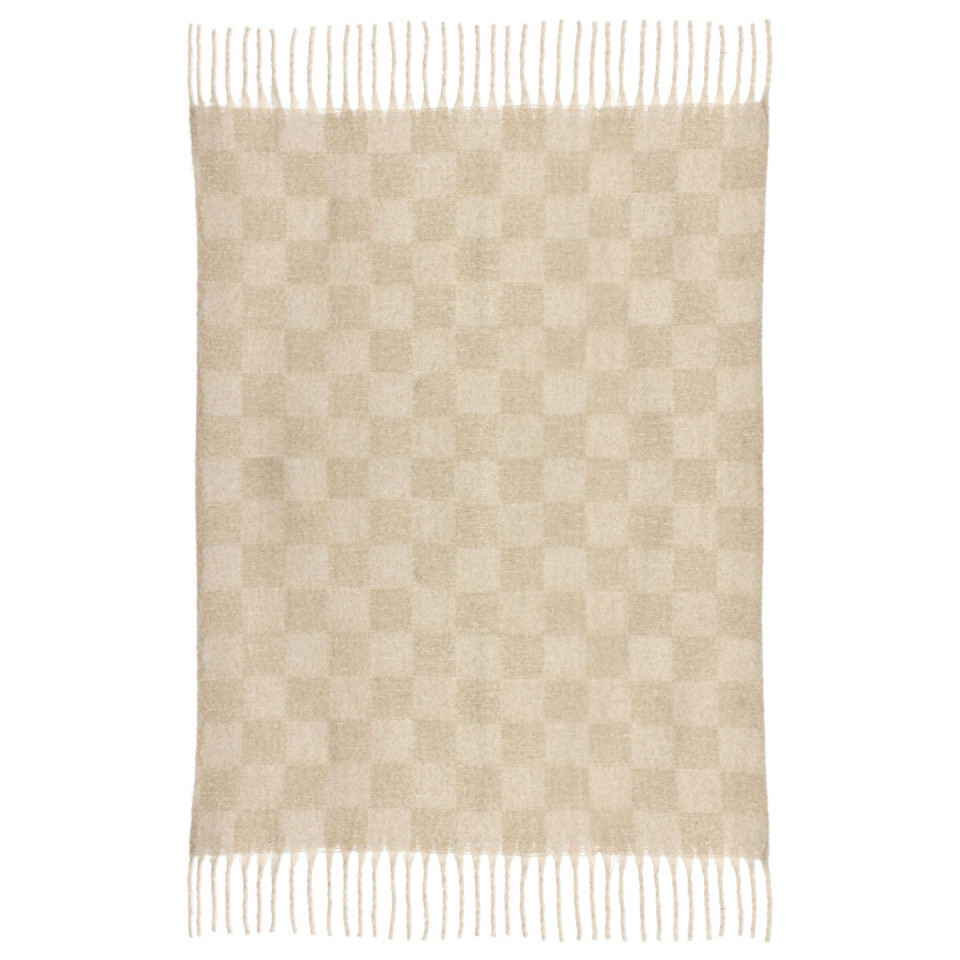 Plaid Recyclé Damier ISABEL  