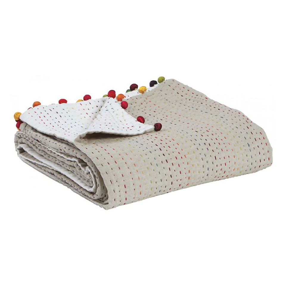 Plaid en Coton Uni GASTOUNET  