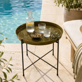 Plateau Molitor en Métal Service ou de Table  