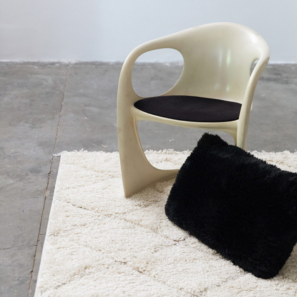 Tapis Aspect Laine BERRY 2  