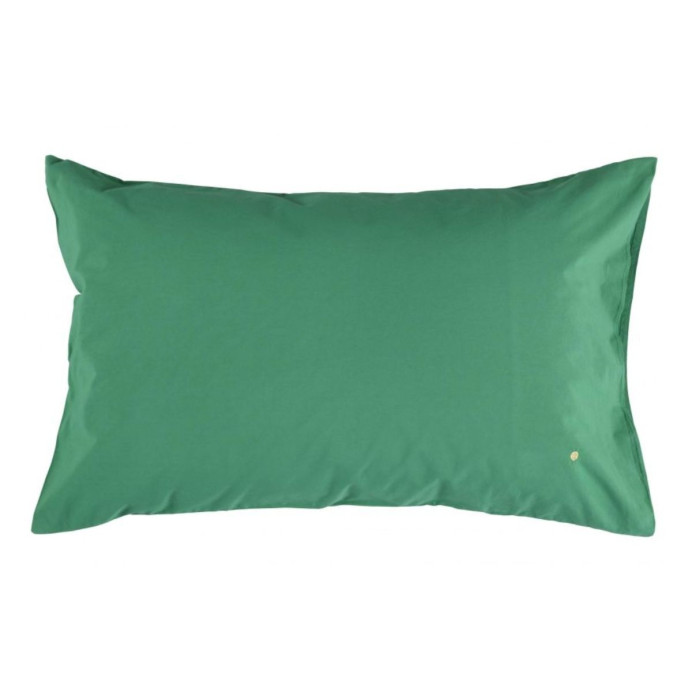 Taie d'Oreiller Percale de Coton Bio CELESTE - Vivaraise | Impression lin